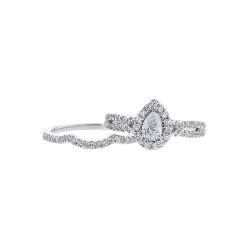 Aster Pear Ready for Love Diamond Engagement Ring - Image 4