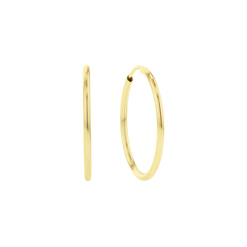 Chatham Gold Hoop Earrings - 20mm