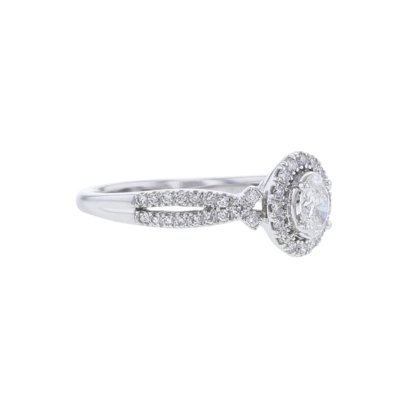 Aster Oval Ready for Love Diamond Engagement Ring - Image 2