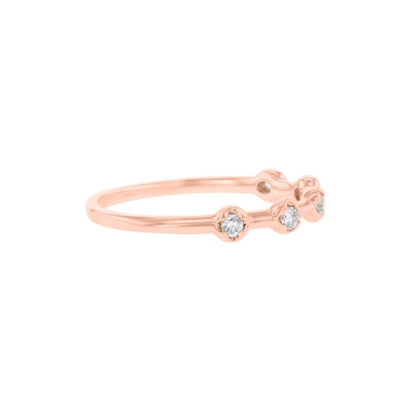 Aubrey Bubble Station Diamond Ring 1/8ct - Image 6