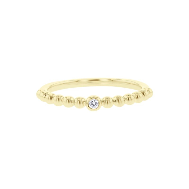 Bubble Bezel Diamond Ring - Image 2