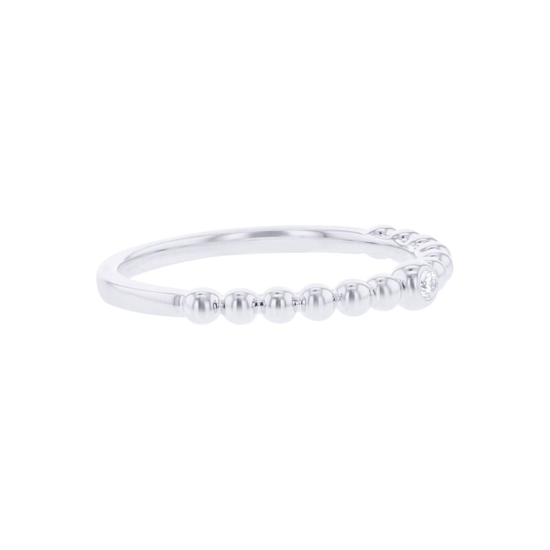 Bubble Bezel Diamond Ring - Image 4