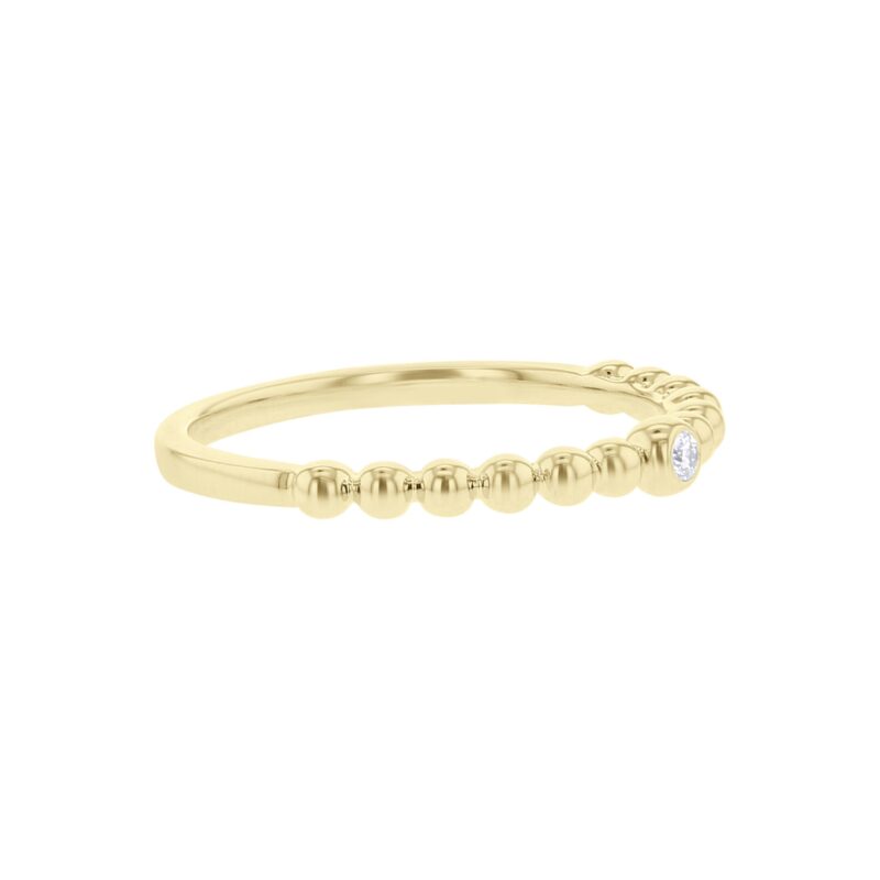 Bubble Bezel Diamond Ring - Image 5