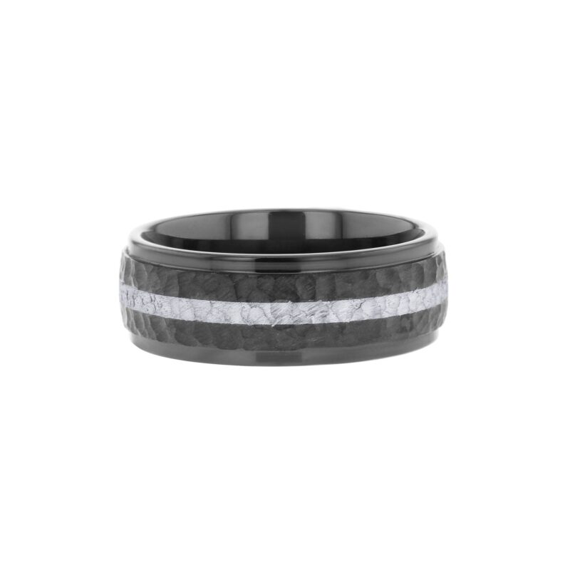 Carpenter Black Ceramic Wedding Ring